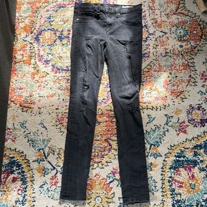 Rag & Bone size 29 ripped ultra skinny jeans
